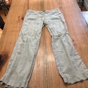 Michael Stars Khaki Linen pants